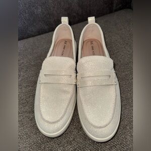 New Anne Klein Genuine Leather Kalypso Penny Loafers Sz 9